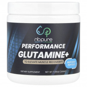 NB Pure, Performance Glutamine+, 200 г (7,05 унции) - описание | фото
