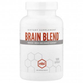 NBI, Brain Blend®, 120 капсул в Москве - eco-herb.ru | фото