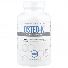 NBI, Osteo-K®, 180 капсул - описание | фото