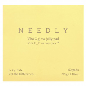 Needly, Vita C Glow Jelly Pad, 60 шт., 210 г (7,4 унции) в Москве - eco-herb.ru | фото