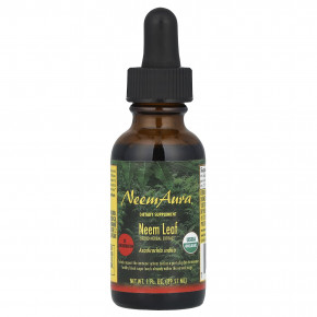 NeemAura, жидкий экстракт листьев нима, 29,57 мл (1 жидк. унция) - описание | фото