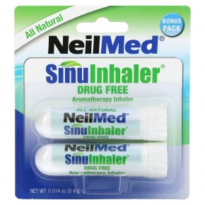 NeilMed, SinuInhaler, ароматерапевтический ингалятор, без лекарств, 2 ингалятора, 0,4 г (0,014 унции) в Москве - eco-herb.ru | фото