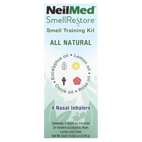 NeilMed, Smell Restore, Smell Training Kit, 4 Nasal Inhalers, 0.035 oz (0.99 g) Each в Москве - eco-herb.ru | фото