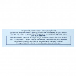 Nellie's, кубики для стирки, средство для стирки без пластика, без запаха, 16 загрузок, 240 г (8,47 унции) в Москве - eco-herb.ru | изображение Nellie's, кубики для стирки, средство для стирки без пластика, без запаха, 16 загрузок, 240 г (8,47 унции) в Москве - eco-herb.ru | фото