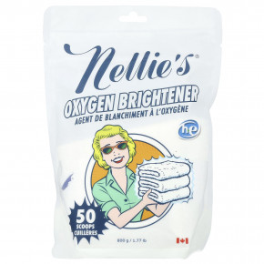 Nellie's, Oxygen Brightener, 50 мерных ложек, 800 г (1,77 фунта) - описание