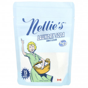 Nellie's, сода для стирки, 15 загрузок, 250 г (0,55 фунта) - описание | фото