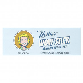 Nellie's, Wow Stick, пятновыводитель, 76,5 г (2,7 унции) - описание | фото