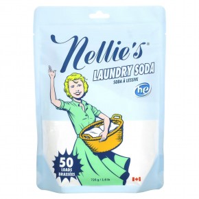 Nellie's, Сода для стирки, 100 стирок, 726 г (1,6 фунта) в Москве - eco-herb.ru | фото