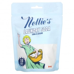 Nellie's, Сода для стирки, 15 мерных ложек, 250 г (0,55 фунта) в Москве - eco-herb.ru | фото