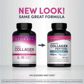 NeoCell, Коллагеновые пептиды с витамином C, 120 таблеток в Москве - eco-herb.ru | изображение NeoCell, Коллагеновые пептиды с витамином C, 120 таблеток в Москве - eco-herb.ru | фото
