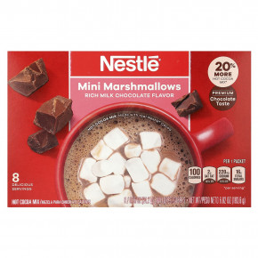 Nestle Hot Cocoa Mix, Мини-зефир, насыщенный молочный шоколад, 8 пакетиков, 24,2 г (0,85 унции) - описание | фото