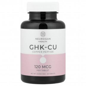 Neurogan Health, пептид меди, GHK-CU, 120 мкг, 60 таблеток в Москве - eco-herb.ru | изображение Neurogan Health, пептид меди, GHK-CU, 120 мкг, 60 таблеток в Москве - eco-herb.ru | фото