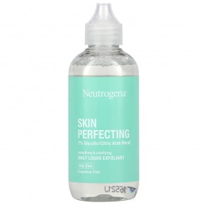 Neutrogena, Skin Perfecting, жидкий эксфолиант для ежедневного применения, для жирной кожи, без отдушек, 118 мл (4 жидк. Унции) - описание