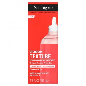 Neutrogena, Stubborn Texture, жидкое отшелушивающее средство, без отдушек, 127 мл (4,3 жидк. Унции) в Москве - eco-herb.ru | фото