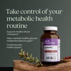 New Chapter, Berberine, 60 Vegan Tablets (500 mg per Tablet) в Москве - eco-herb.ru | фото