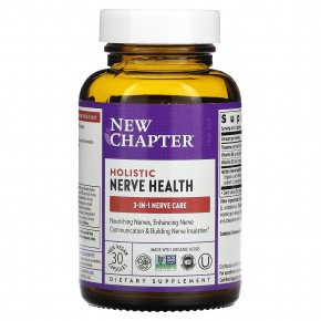 New Chapter, Holistic Nerve Health, 30 капсул в Москве - eco-herb.ru | фото