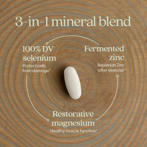 New Chapter, магний, селен и цинк, 30 веганских таблеток в Москве - eco-herb.ru | фото