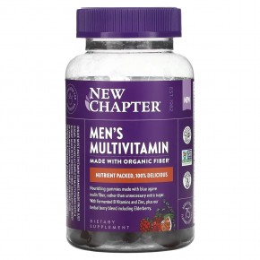 New Chapter, Мультивитамины для мужчин, со вкусом ягод и цитрусовых, 75 жевательных таблеток в Москве - eco-herb.ru | фото