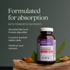 New Chapter, Perfect Energy, мультивитамины, 96 вегетарианских таблеток в Москве - eco-herb.ru | фото