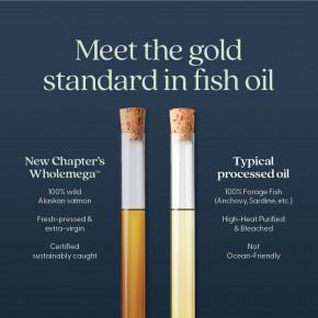 New Chapter, Wholemega, рыбий жир для здоровья мам, 90 мягких таблеток в Москве - eco-herb.ru | фото