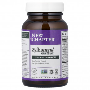 New Chapter, Zyflamend™ Nighttime, 60 вегетарианских капсул в Москве - eco-herb.ru | фото