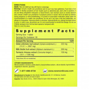 New Nordic, Active Liver™, добавка для печени, 30 таблеток в Москве - eco-herb.ru | фото