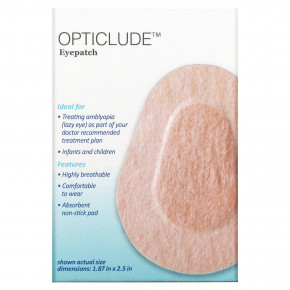 Nexcare, Opticlude Junior, патчи для глаз, 20 штук (Товар снят с продажи) в Москве - eco-herb.ru | фото