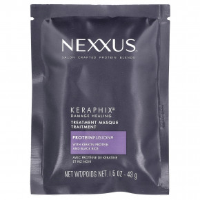 Nexxus, Keraphix ™ лечебная маска для волос, заживление повреждений, 43 г (1,5 унции) - описание | фото