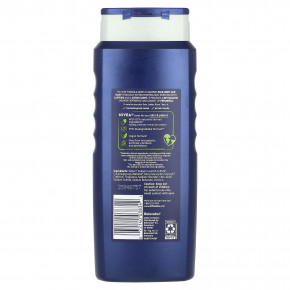 Nivea, Для мужчин, гель для душа 3 в 1, цитрусовый аромат и кофеин, 500 мл (16,9 жидк. унц.) в Москве - eco-herb.ru | фото