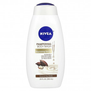 Nivea, Гель для душа, какао и масло ши, 591 мл (20 жидк. унц.) - описание | фото