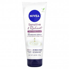 Nivea, Крем для лица и тела с питательной сывороткой для чувствительной и сияющей кожи, 192 г (6,8 унции) (Товар снят с продажи) в Москве - eco-herb.ru | фото