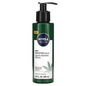 Nivea, Для мужчин, жидкий крем для бритья, успокаивающий для чувствительной кожи, 200 мл (6,8 жидк. Унции) в Москве - eco-herb.ru | фото