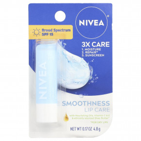 Nivea, Smoothness Lip Care, SPF 15, 4,8 г (0,17 унции) в Москве - eco-herb.ru | изображение Nivea, Smoothness Lip Care, SPF 15, 4,8 г (0,17 унции) в Москве - eco-herb.ru | фото