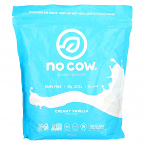 No Cow, протеиновый порошок, со вкусом ванили, 774 г (1,7 фунта) - описание