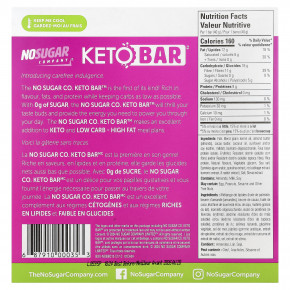 No Sugar Company, Keto Bar ™, праздничный торт, 12 батончиков, по 40 г в Москве - eco-herb.ru | фото