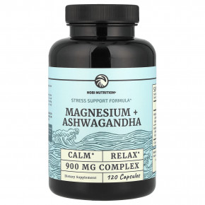 Nobi Nutrition, Магний + ашваганда`` 120 капсул в Москве - eco-herb.ru | изображение Nobi Nutrition, Магний + ашваганда`` 120 капсул в Москве - eco-herb.ru | фото