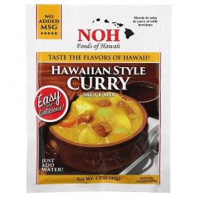 NOH Foods of Hawaii, Смесь для соуса карри по-гавайски, 42 г (1,5 унции) в Москве - eco-herb.ru | фото
