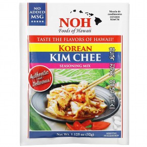 NOH Foods of Hawaii, Смесь приправ корейского Ким Чи, 1,125 унции (32 г) - описание