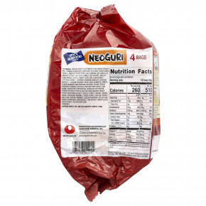 Nongshim, Neoguri, лапша удон, пряные морепродукты, 4 пакетика по 120 г (4,23 унции) в Москве - eco-herb.ru | фото