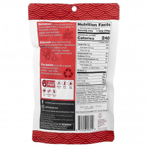 Nora Snacks, снеки с морскими водорослями, темпура, пряные, 40 г (1,41 унции) в Москве - eco-herb.ru | изображение Nora Snacks, снеки с морскими водорослями, темпура, пряные, 40 г (1,41 унции) в Москве - eco-herb.ru | фото