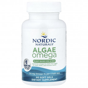 Nordic Naturals, Algae Omega, 60 мягких таблеток (357,5 мг в мягком геле) в Москве - eco-herb.ru | фото
