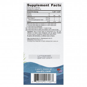Nordic Naturals, Children's DHA™, вегетарианский продукт для детей от 3 лет, со вкусом ягодного лимонада, 120 жевательных мини-капсул в Москве - eco-herb.ru | фото