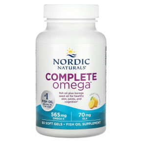 Nordic Naturals, Complete Omega, лимон, 60 мягких таблеток в Москве - eco-herb.ru | фото