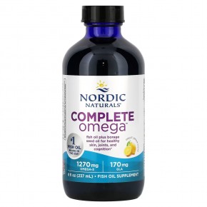 Nordic Naturals, Complete Omega, с лимонным вкусом, 237 мл (8 жидк. унций) - описание