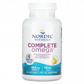 Nordic Naturals, Complete Omega, со вкусом лимона, 120 капсул в Москве - eco-herb.ru | фото