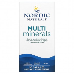Nordic Naturals, Multi Minerals, 90 капсул в Москве - eco-herb.ru | фото