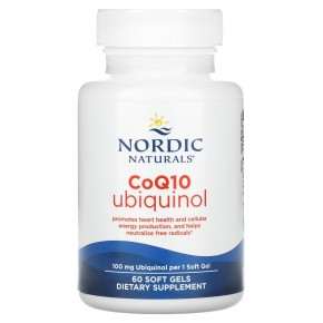 Nordic Naturals, CoQ10 убихинол, 100 мг, 60 мягких таблеток в Москве - eco-herb.ru | фото