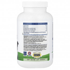 Nordic Naturals, Omega-3 Pet™, для собак, 180 капсул в Москве - eco-herb.ru | фото