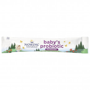 Nordic Naturals, Порошок с пробиотиками для детей, от 6 месяцев до 3 лет, 30 пакетиков по 1,45 г (0,05 унции) в Москве - eco-herb.ru | фото