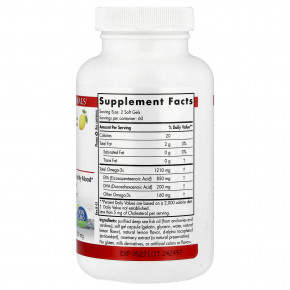 Nordic Naturals, ProEPA ™, лимон, 120 капсул в Москве - eco-herb.ru | фото